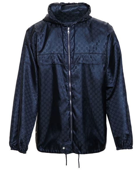 gucci windbreaker navy|Gucci windbreaker jacket men's.